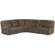 Cooper Shadow Brown Manual Reclining Sectional
