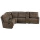 Cooper Shadow Brown Manual Reclining Sectional