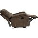 Cooper Shadow Brown Manual Glider Recliner