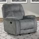 Cooper Shadow Grey Manual Glider Recliner