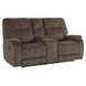 Cooper Shadow Brown Manual Reclining Console Loveseat