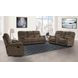 Cooper Shadow Brown Manual Reclining Console Loveseat