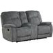 Cooper Shadow Grey Manual Reclining Console Loveseat