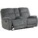 Cooper Shadow Grey Manual Reclining Console Loveseat