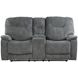 Cooper Shadow Grey Manual Reclining Console Loveseat