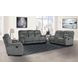 Cooper Shadow Grey Manual Reclining Console Loveseat