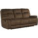 Cooper Shadow Brown Manual Triple Reclining Sofa