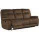 Cooper Shadow Brown Manual Triple Reclining Sofa