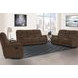 Cooper Shadow Brown Manual Triple Reclining Sofa