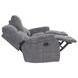 Cooper Shadow Grey Manual Triple Reclining Sofa