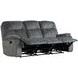 Cooper Shadow Grey Manual Triple Reclining Sofa