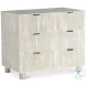 Salka Selenite Crystals And White Lacquer Nightstand