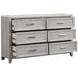 Fiona Mist Gray Upholstered Storage Panel Bedroom Set