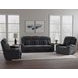 Dalton Lucky Charcoal Power Reclining Loveseat