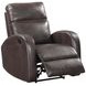 Devin Pebble Brown Manual Recliner