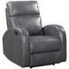 Devin Pebble Grey Manual Recliner