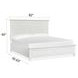 Harborwick White Dove California King Panel Bed