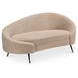 Abigail Light Brown 66" Chaise