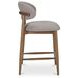 Ellie Gray Performance Fabric Upholstered Counter Height Stool