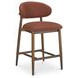 Ellie Rust Performance Fabric Upholstered Counter Height Stool