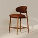Ellie Rust Performance Fabric Upholstered Counter Height Stool