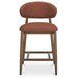 Ellie Rust Performance Fabric Upholstered Counter Height Stool