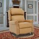Meade Santa Fe Brandy Leather Push Thru The Arms Lounge Recliner