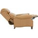 Meade Santa Fe Brandy Leather Push Thru The Arms Lounge Recliner with Nailhead Trim