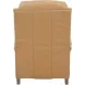 Meade Santa Fe Brandy Leather Push Thru The Arms Lounge Recliner with Nailhead Trim