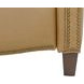 Meade Santa Fe Brandy Leather Push Thru The Arms Lounge Recliner with Nailhead Trim