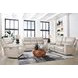 Westville Steamboat Quartz Leather Zero Gravity Power Reclining with USB Charging Living Room Set