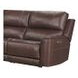 Westville Steamboat Brown Leather 7 Piece Zero Gravity Power Reclining Sectional with USB Charging
