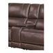Easton Steamboat Brown Leather 7 Piece Zero Gravity Power Reclining Sectional with USB Charging