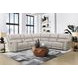 Easton Steamboat Quartz Leather Zero Gravity Power Reclining Sectional with USB Charging