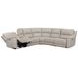 Easton Steamboat Quartz Leather Zero Gravity Power Reclining Sectional with USB Charging