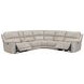 Easton Steamboat Quartz Leather Zero Gravity Power Reclining Sectional with USB Charging