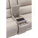 Easton Steamboat Quartz Leather Zero Gravity Power Reclining Sectional with USB Charging