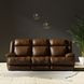 Eclipse Florence Brown Power Reclining Sofa with Power Headrest