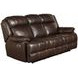 Eclipse Florence Brown Power Reclining Sofa with Power Headrest