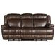Eclipse Florence Brown Power Reclining Sofa with Power Headrest