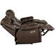 Eclipse Florence Brown Power Reclining Sofa with Power Headrest