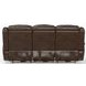 Eclipse Florence Brown Power Reclining Sofa with Power Headrest