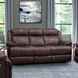Eclipse Florence Brown Power Reclining Sofa with Power Headrest