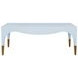 Medina Light Blue Rectangular Coffee Table
