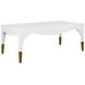 Medina White Rectangular Coffee Table