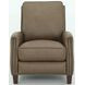 Melrose Cashmere Taupe Leather Push Thru The Arms Recliner