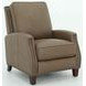 Melrose Cashmere Taupe Leather Push Thru The Arms Recliner