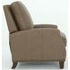 Melrose Cashmere Taupe Leather Push Thru The Arms Recliner
