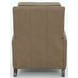 Melrose Cashmere Taupe Leather Push Thru The Arms Recliner