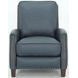Melrose Santa Fe Ocean Leather Push Thru The Arms Recliner